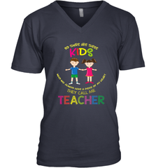 They Call Me Teacher School Kids Fun Appreciation Men's V-Neck Men's V-Neck - jonhlittlestore88
