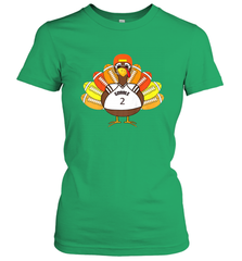 Cool Thanksgiving Football Shirt _ Gobble Player Turkey Gift Women's T-Shirt Women's T-Shirt - jonhlittlestore88