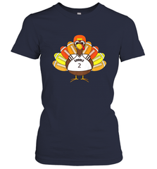 Cool Thanksgiving Football Shirt _ Gobble Player Turkey Gift Women's T-Shirt Women's T-Shirt - jonhlittlestore88