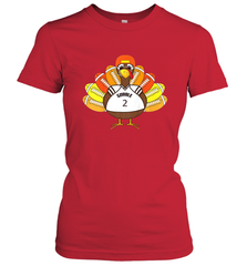 Cool Thanksgiving Football Shirt _ Gobble Player Turkey Gift Women's T-Shirt Women's T-Shirt - jonhlittlestore88