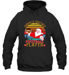 NFL Santa Favorite Football Player Funny Christmas Funny Hooded Sweatshirt