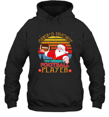 NFL Santa Favorite Football Player Funny Christmas Funny Hooded Sweatshirt Hooded Sweatshirt - jonhlittlestore88
