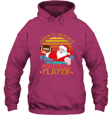 NFL Santa Favorite Football Player Funny Christmas Funny Hooded Sweatshirt Hooded Sweatshirt - jonhlittlestore88