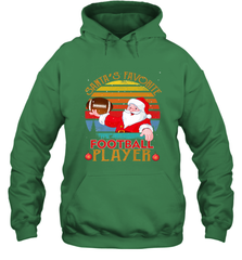 NFL Santa Favorite Football Player Funny Christmas Funny Hooded Sweatshirt Hooded Sweatshirt - jonhlittlestore88