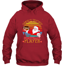 NFL Santa Favorite Football Player Funny Christmas Funny Hooded Sweatshirt Hooded Sweatshirt - jonhlittlestore88