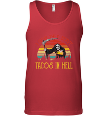 Vintage I Hope They Serve Tacos In Hell Halloween Costume Men's Tank Top Men's Tank Top - jonhlittlestore88
