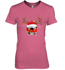 Santa Hat Soccer Reindeer Christmas Funny Players Football Women's Premium T-Shirt Women's Premium T-Shirt - jonhlittlestore88