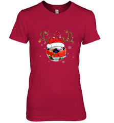 Santa Hat Soccer Reindeer Christmas Funny Players Football Women's Premium T-Shirt Women's Premium T-Shirt - jonhlittlestore88