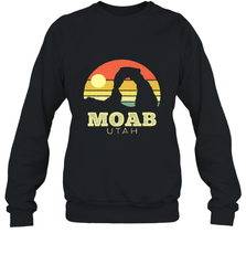 Moab Utah Vintage Sunset Arches Adventure Outdoors Crewneck Sweatshirt Crewneck Sweatshirt - jonhlittlestore88