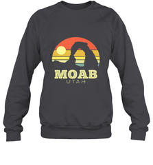 Moab Utah Vintage Sunset Arches Adventure Outdoors Crewneck Sweatshirt Crewneck Sweatshirt - jonhlittlestore88