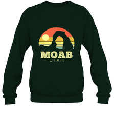 Moab Utah Vintage Sunset Arches Adventure Outdoors Crewneck Sweatshirt Crewneck Sweatshirt - jonhlittlestore88