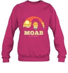 Moab Utah Vintage Sunset Arches Adventure Outdoors Crewneck Sweatshirt Crewneck Sweatshirt - jonhlittlestore88