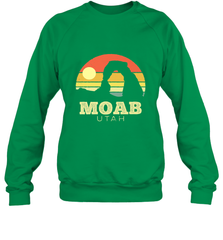 Moab Utah Vintage Sunset Arches Adventure Outdoors Crewneck Sweatshirt Crewneck Sweatshirt - jonhlittlestore88