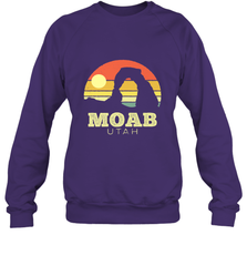 Moab Utah Vintage Sunset Arches Adventure Outdoors Crewneck Sweatshirt Crewneck Sweatshirt - jonhlittlestore88