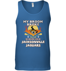 Broom Broke So I Became A Fan of Jacksonville Jaguars NFL Halloween Costume Men's Tank Top Men's Tank Top - jonhlittlestore88