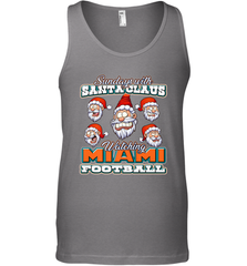 NFL Miami Christmas Funny Santa Claus Watching Football Men's Tank Top Men's Tank Top - jonhlittlestore88