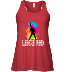 Legends Live Forever Rock Star Music Tees Women's Racerback Tank
