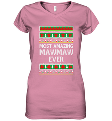 Xmas Gifts for Maw Maw Ugly Christmas gift idea Women's V-Neck T-Shirt Women's V-Neck T-Shirt - jonhlittlestore88
