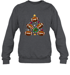 NFL Christmas Pajama Football Christmas Ornaments Tree Xmas Gift Crewneck Sweatshirt Crewneck Sweatshirt - jonhlittlestore88