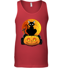 Happy Halloween Spooky Pumpkins Black Cat For Women Men's Tank Top Men's Tank Top - jonhlittlestore88