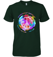 Woodstocks 50th Anniversary Peace Love tee Men's Premium T-Shirt Men's Premium T-Shirt - jonhlittlestore88