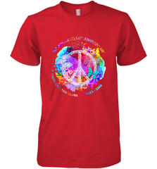 Woodstocks 50th Anniversary Peace Love tee Men's Premium T-Shirt Men's Premium T-Shirt - jonhlittlestore88