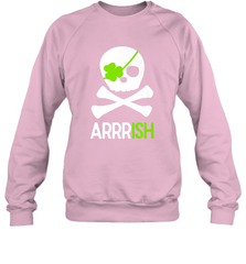 St. Patricks Day Irish Pirate Skull and Cross bones Crewneck Sweatshirt Crewneck Sweatshirt - jonhlittlestore88
