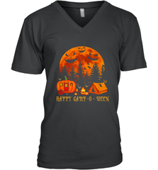 Happy Camp O Ween Funny Camping Halloween Costume Camper RV Men's V-Neck Men's V-Neck - jonhlittlestore88