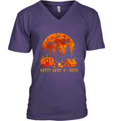 Happy Camp O Ween Funny Camping Halloween Costume Camper RV Men's V-Neck Men's V-Neck - jonhlittlestore88