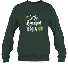 Let the Shenanigans begin Lucky St Patricks Day Shirt Crewneck Sweatshirt Crewneck Sweatshirt - jonhlittlestore88