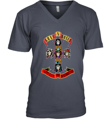 Guns N' Roses Classic Cross Logo Men's V-Neck Men's V-Neck - jonhlittlestore88