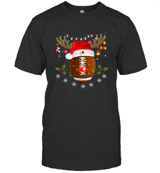 NFL Washington Redskins Football Reindeer Antlers Christmas Funny Gift Men's T-Shirt