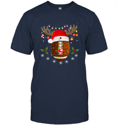 NFL Washington Redskins Football Reindeer Antlers Christmas Funny Gift Men's T-Shirt