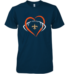 NFL New Orleans Saints Heart Love Football Men's Premium T-Shirt Men's Premium T-Shirt - jonhlittlestore88