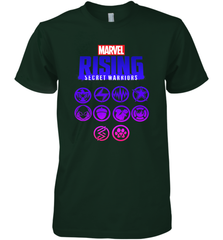 Marvel Rising Secret Warriors Hero Emblem Logo Men's Premium T-Shirt Men's Premium T-Shirt - jonhlittlestore88