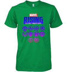 Marvel Rising Secret Warriors Hero Emblem Logo Men's Premium T-Shirt Men's Premium T-Shirt - jonhlittlestore88