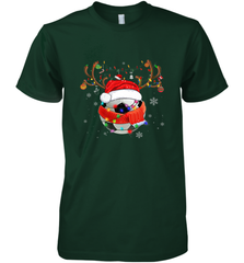 Santa Hat Soccer Reindeer Christmas Funny Players Football Men's Premium T-Shirt Men's Premium T-Shirt - jonhlittlestore88