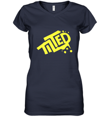 Fortnite Tilted (Yellow Logo) Women's V-Neck T-Shirt Women's V-Neck T-Shirt - jonhlittlestore88