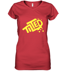 Fortnite Tilted (Yellow Logo) Women's V-Neck T-Shirt Women's V-Neck T-Shirt - jonhlittlestore88