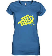 Fortnite Tilted (Yellow Logo) Women's V-Neck T-Shirt Women's V-Neck T-Shirt - jonhlittlestore88