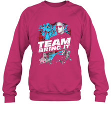 WWE The Rock Team Bring It Crewneck Sweatshirt Crewneck Sweatshirt - jonhlittlestore88