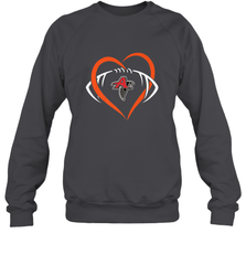 NFLAtlanta Falcons Heart Love Football Crewneck Sweatshirt Crewneck Sweatshirt - jonhlittlestore88