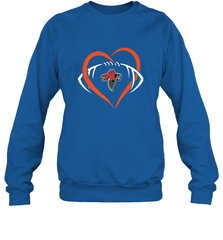 NFLAtlanta Falcons Heart Love Football Crewneck Sweatshirt Crewneck Sweatshirt - jonhlittlestore88