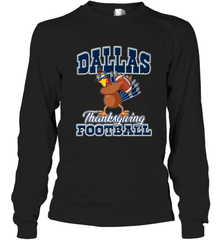 Dallas Thanksgiving Day Funny Turkey Playing Texas Football Premium T Shirt Long Sleeve T-Shirt Long Sleeve T-Shirt - jonhlittlestore88