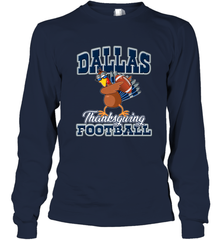 Dallas Thanksgiving Day Funny Turkey Playing Texas Football Premium T Shirt Long Sleeve T-Shirt Long Sleeve T-Shirt - jonhlittlestore88