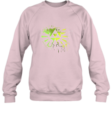Legend Of Zelda Triforce Logo Paint Splatter Crewneck Sweatshirt Crewneck Sweatshirt - jonhlittlestore88