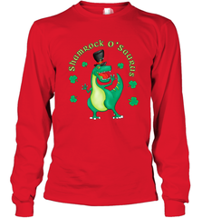 T Rex Dinosaur St. Patrick's Day Irish Funny Long Sleeve T-Shirt Long Sleeve T-Shirt - jonhlittlestore88
