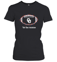 NFL Oklahoma Sooners Football And Christmas Lights Women's T-Shirt Women's T-Shirt - jonhlittlestore88