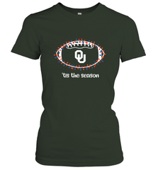 NFL Oklahoma Sooners Football And Christmas Lights Women's T-Shirt Women's T-Shirt - jonhlittlestore88