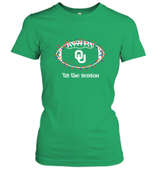 NFL Oklahoma Sooners Football And Christmas Lights Women's T-Shirt Women's T-Shirt - jonhlittlestore88